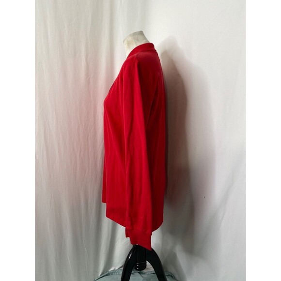 Polo Ralph Lauren Boys Big Pony Polo Shirt Red Long Sleeve Size XL - Picture 6 of 9